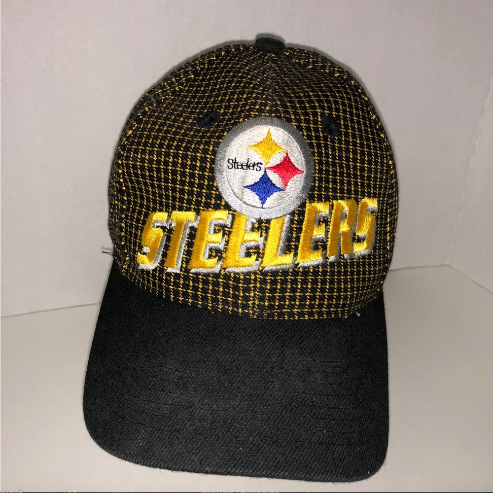 NFL Pro Line Pittsburgh Steelers Plaid Hat Cap
